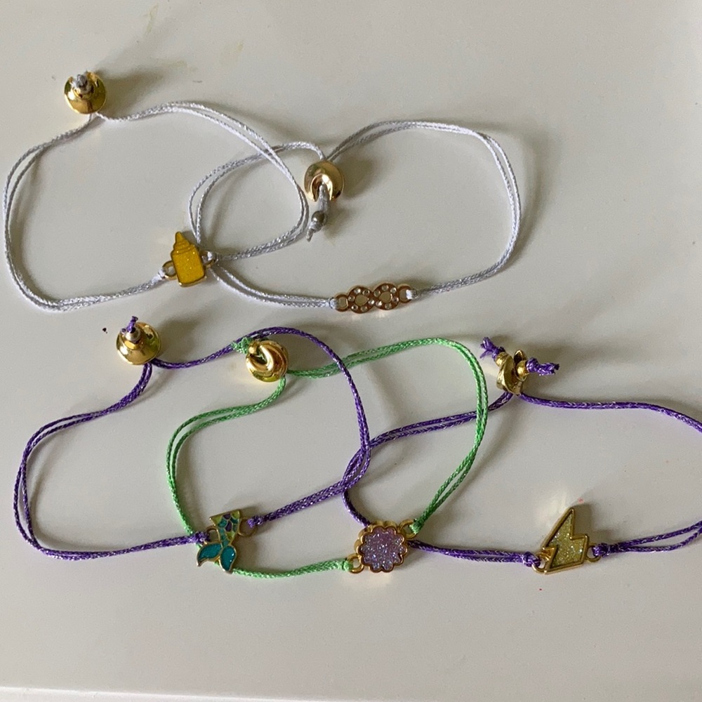 Fortune cookie bracelets from five below 5 pack